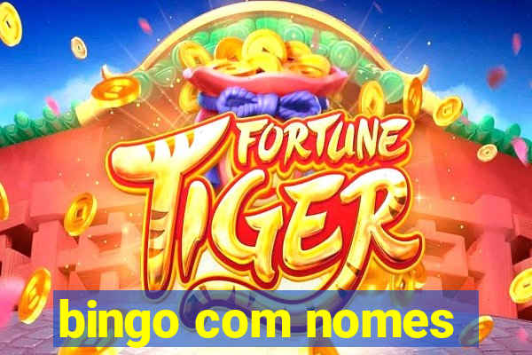 bingo com nomes